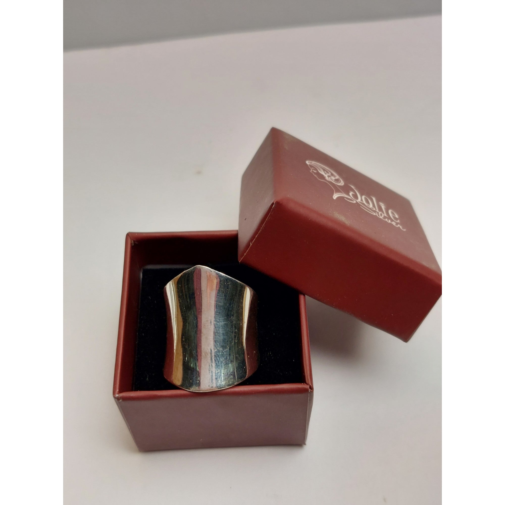 Inel Argint 925  Cilindric, Jolie Silver, 4.8g, 2.5 cm x 1.8 cm,M 56-0