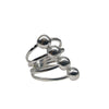 Inel, Jolie Silver, Argint 925 cu Bile in Diagonala M 54-0