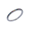 Inel Argint 925 cu Minizirconii Colorate, Marime 52-0