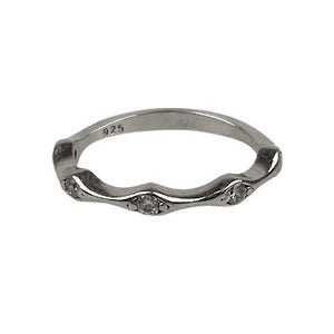 Inel Argint 925, Molecula cu Zirconii M53-0