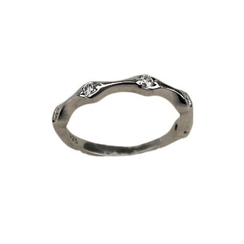 Inel Argint 925, Molecula cu Zirconii M56-2