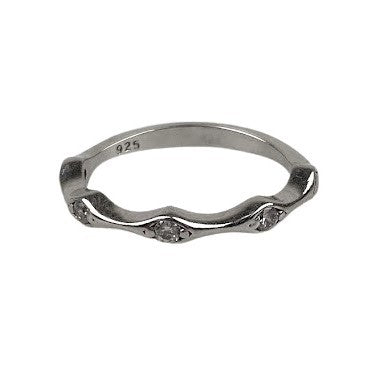 Inel Argint 925, Molecula cu Zirconii M56-3