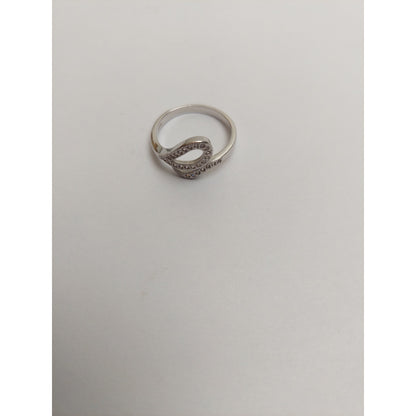 Inel Argint 925 Sarpe cu Pietre, Jolie Silver, 2.3g, 1 cm x 1.5 cm M51-1