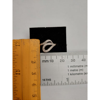 Inel Argint 925 Sarpe cu Pietre, Jolie Silver, 2.3g, 1 cm x 1.5 cm M51-2