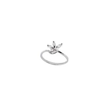 Inel din Argint 925 cu Zirconii, model Floare, marimea 58-1