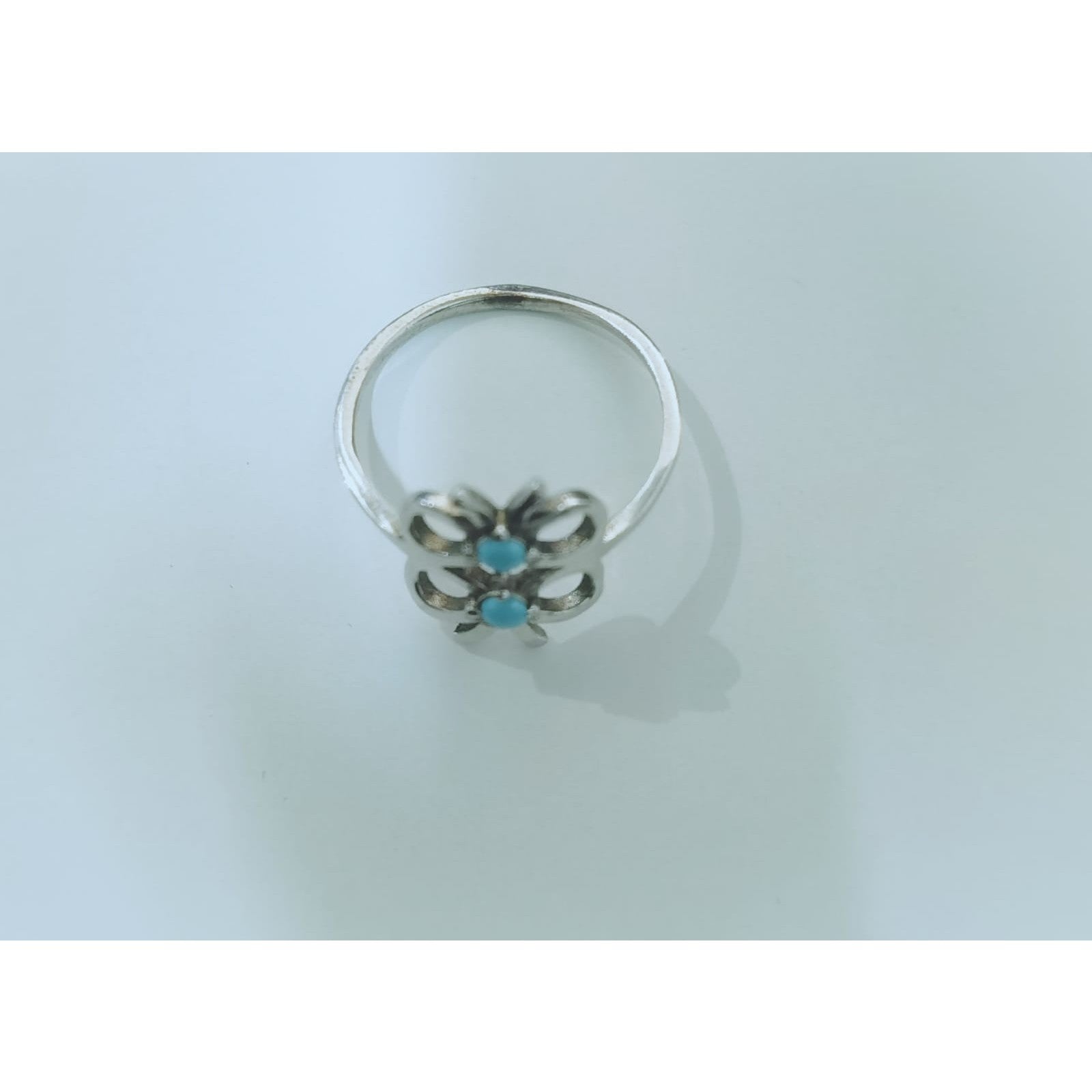 Inel din Argint 925 Inger/ Fundita Albastra M51-0