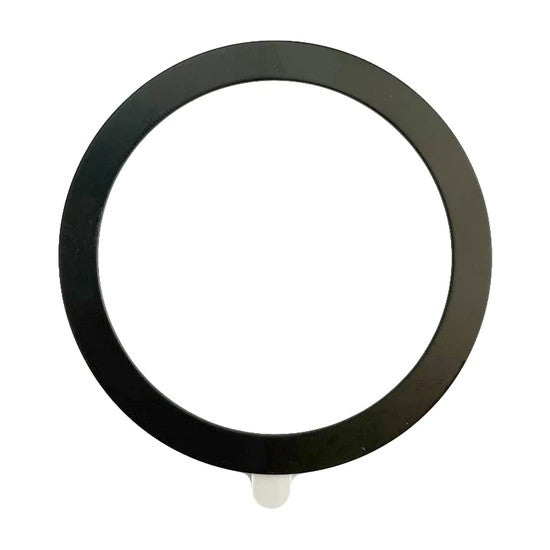Inel Magnetic incarcare fara fir, montare auto, MagSafe Silicone pentru Apple iPhone 12 / 13 / 14, Negru-0