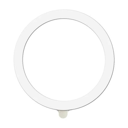 Inel Magnetic MagSafe Silicone pentru Apple iPhone seria 12 / 13 / 14 Alb-3