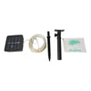Instalatie Craciun, 10 metri, 100 de LED-uri, alb cald, cu energie solara, fir de cupru, liniar, interior/exterior, Flippy-0