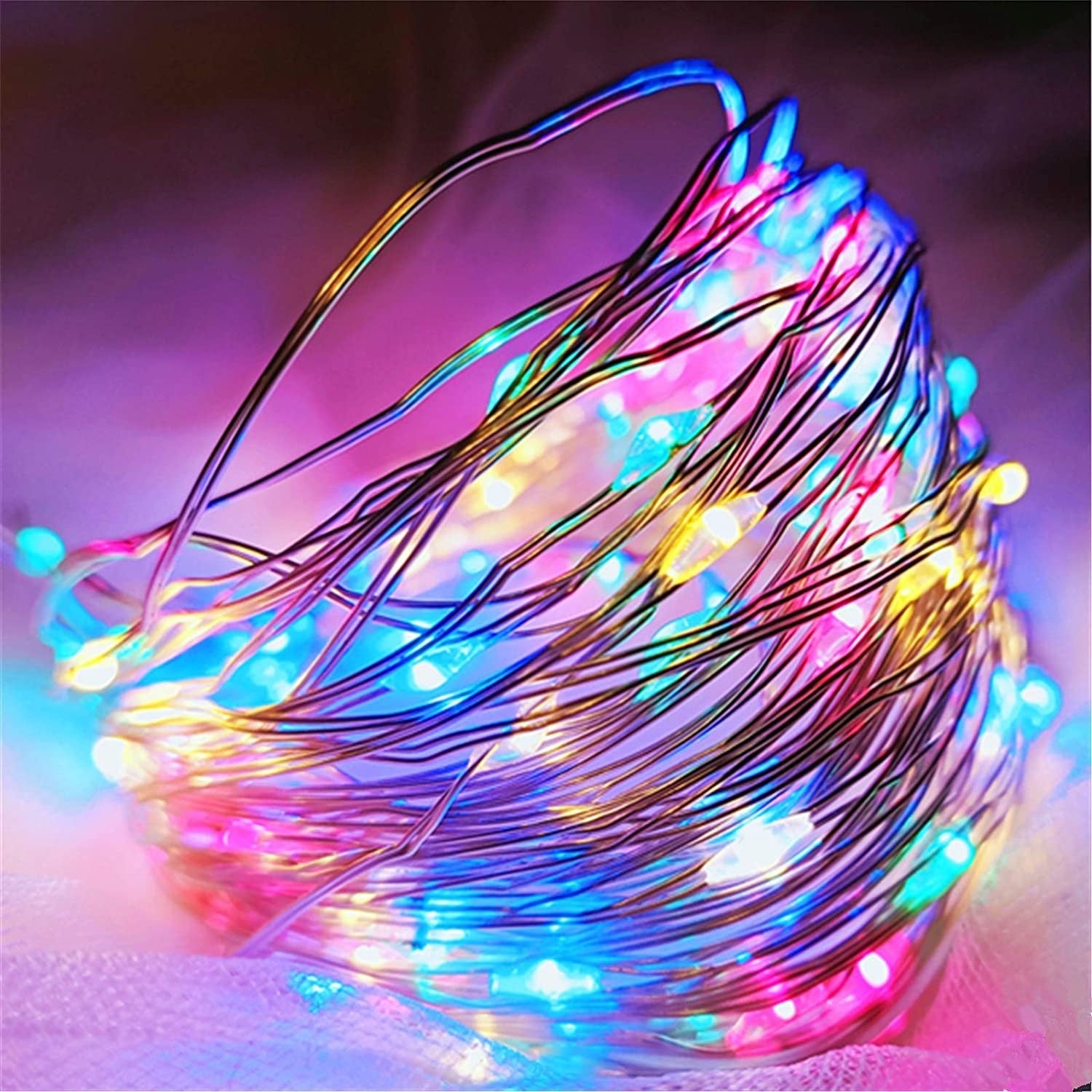 Instalatie Craciun, 15 m, 150 Led-uri, Liniara, Multicolor, 8 jocuri de lumini, Transformator, Interconectabila, Prelungitor 3 m inclus, Fir Cupru, Flippy-5