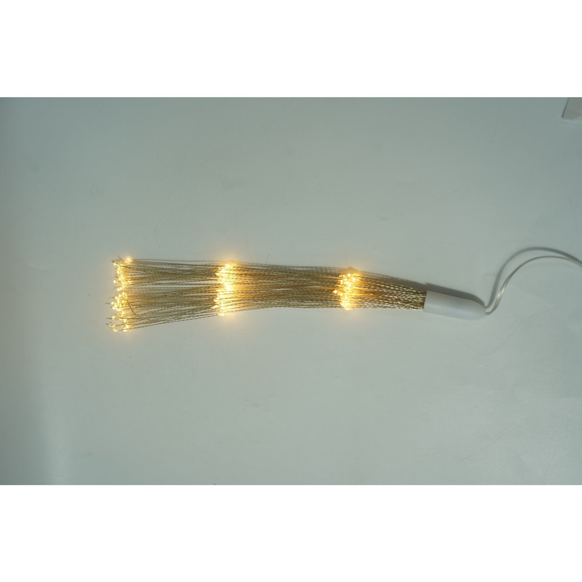 Instalatie Craciun, 180 LED-uri, alb cald, telecomanda 8 functii, cu baterii, explozie fireworks, fir cupru, interior/exterior, Flippy-5