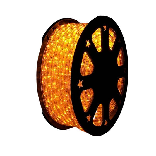 Instalatie Craciun, 2 m, 48 Led-uri ,Furtun Luminos, Alb cald, 8 jocuri de lumini, Transformator, Sectionabila, 220 V, Flippy-0