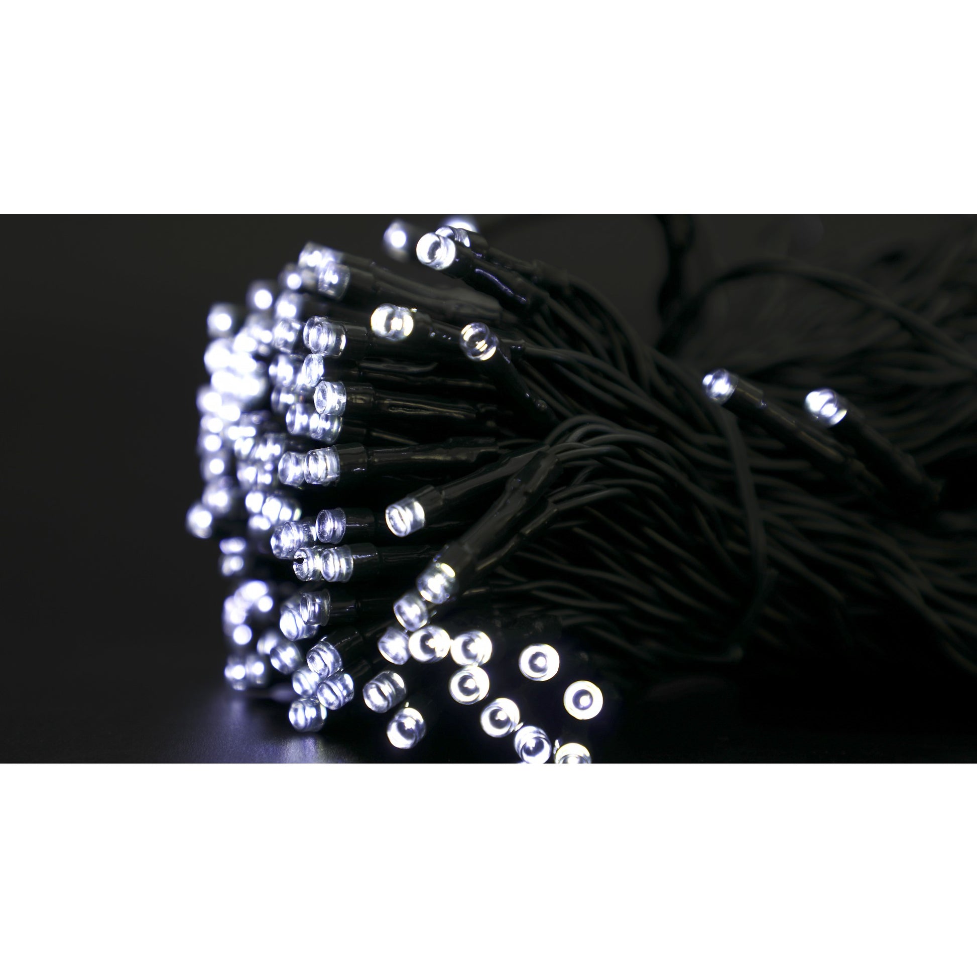Instalatie Craciun, 20 metri, 200 de LED-uri, Alb Rece, cu energie solara, fir de cupru, liniar, interior/exterior, Flippy-7