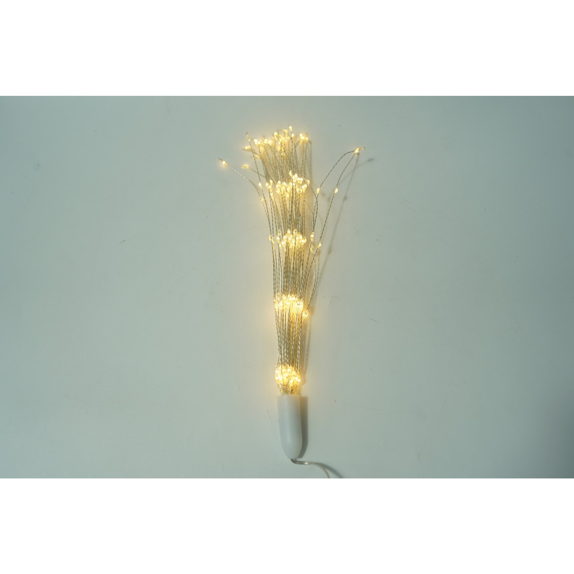 Instalatie Craciun, Flippy, 200 LED-uri, Telecomanda 8 functii, Incarcare Solara, Explozie Fireworks, Fir Cupru, interior/exterior, Alb Cald-5