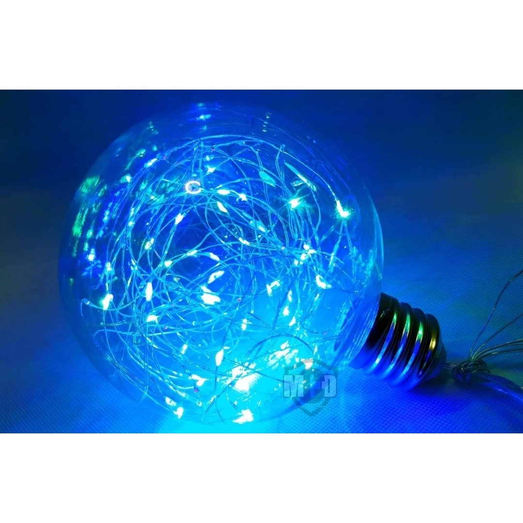 Instalatie Craciun, 30 m, 300 Led-uri, Liniara, Albastru, 8 jocuri de lumini, Transformator, Interconectabila, Prelungitor 3 m inclus, Fir Cupru, Flippy-3
