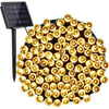 Instalatie Craciun, 32 metri, 300 de LED-uri, Alb Cald, cu energie solara, fir de cupru, liniar, interior/exterior, Flippy-0