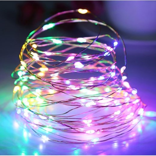 Instalatie Craciun, 5 metri, 50 LED-uri, multicolor RGB, sincronizare muzica, telecomanda 12 de functii, USB, fir cupru, liniar, interior/exterior, Flippy-7