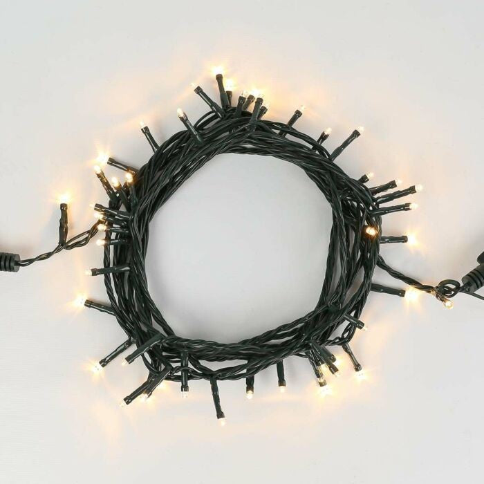 Instalatie Craciun liniara, cu transformator 31V, 32 m, Alb Rece, 320 LED-uri V5, 8 jocuri de lumini, fir verde, Flippy-3