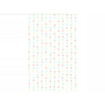 Instalatie Craciun, Tip Perdea IP44, 3m x 1m, 100 Led-uri, Multicolor, USB si telecomanda cu 8 functii, Flippy-6
