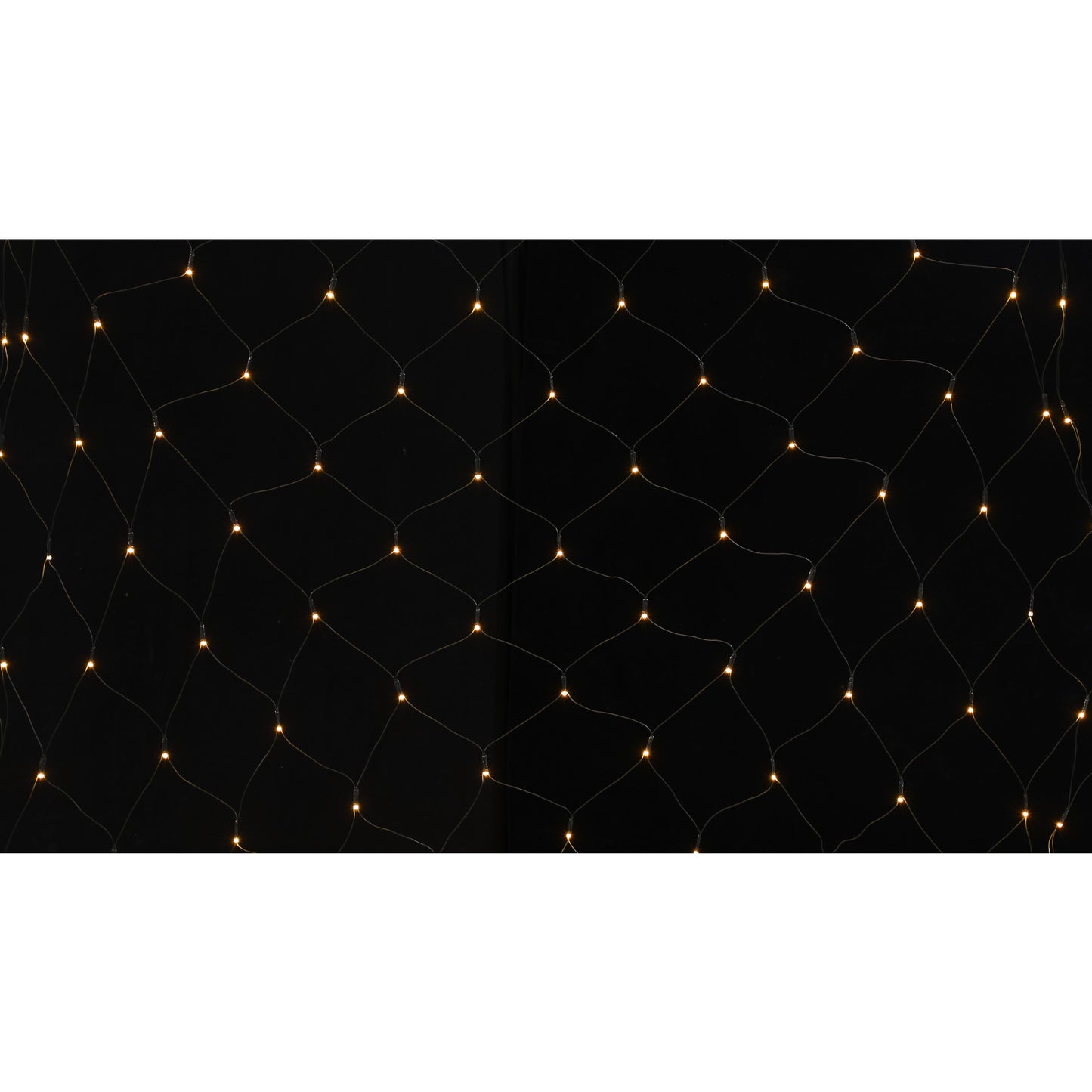 Instalatie Craciun tip plasa, cu transformator 31V, 1.5 m x 1.5 m, Alb Cald, 120 LED-uri V5, 8 jocuri de lumini, fir verde, Flippy-5