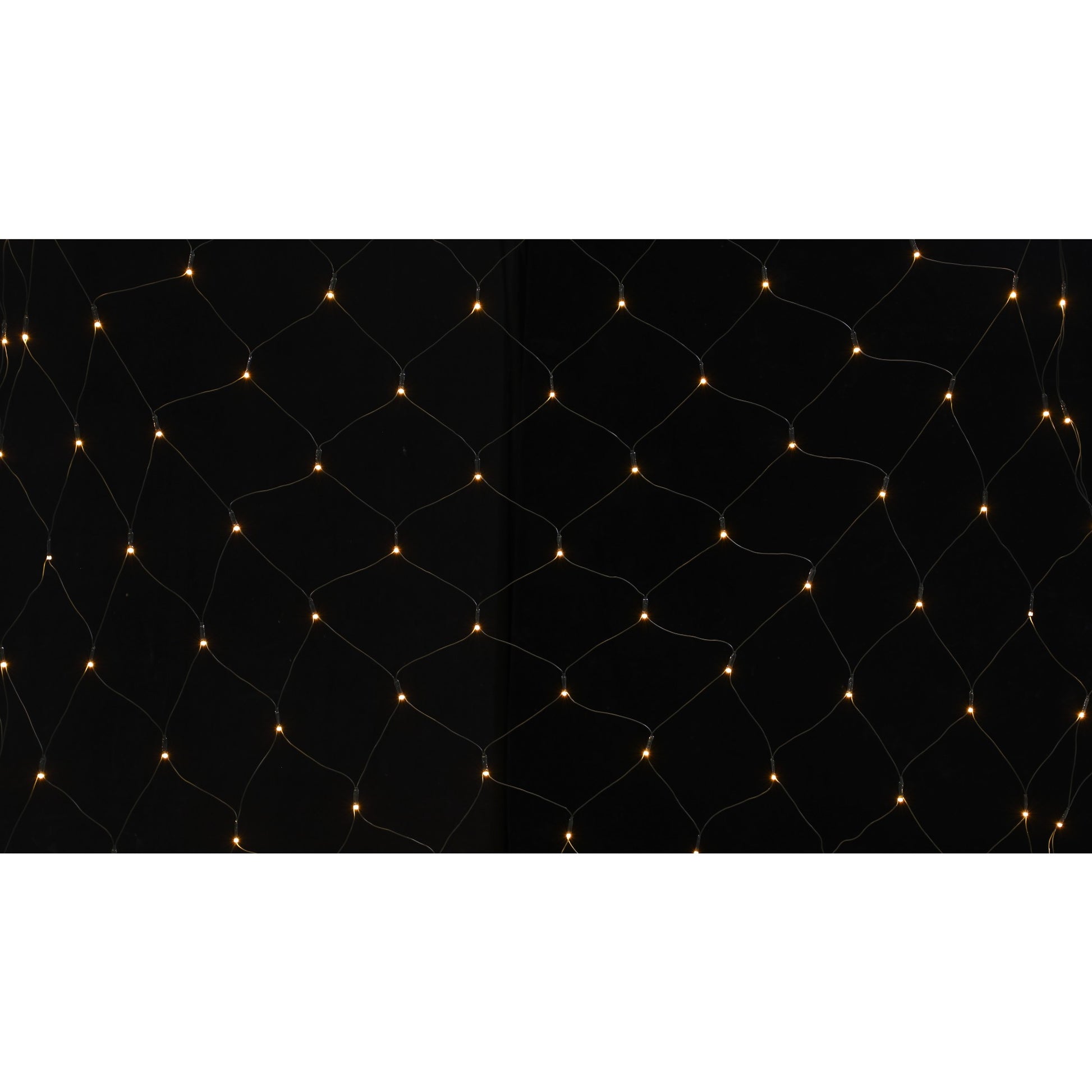 Instalatie Craciun tip plasa, cu transformator 31V, 1.5 m x 1.5 m, Alb Cald, 120 LED-uri V5, 8 jocuri de lumini, fir verde, Flippy-5