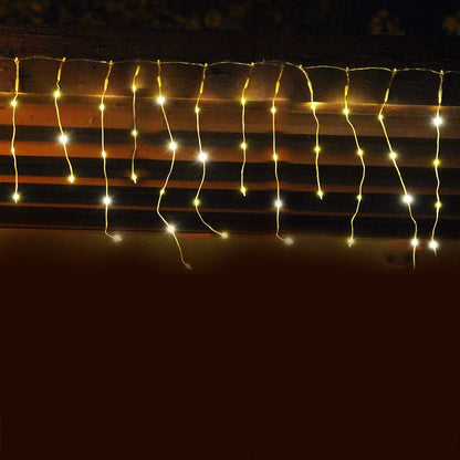 Instalatie Craciun Tip Turturi, 30 m, IP44, 858 Led-uri, Alb cald, 8 jocuri de lumini, 31 V, Interconectabila, Prelungitor 3 m inclus, Fir Cupru, Flippy, Interior/Exterior-6