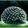 Instalatie Craciun Yoto, Tip Plasa, 1.2 m x 1.2 m, 80 LED-uri, Prelungitor 1.5 m, 8 Jocuri de Lumini, Interconectabila, Fir transparent, Interior/Exterior, Alb Rece-0