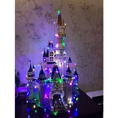 Instalatie de Craciun cu Baterii Tip Liniar, 2 jocuri de lumini, Fir Cupru 10 m 100 LED -uri, Multicolor-0