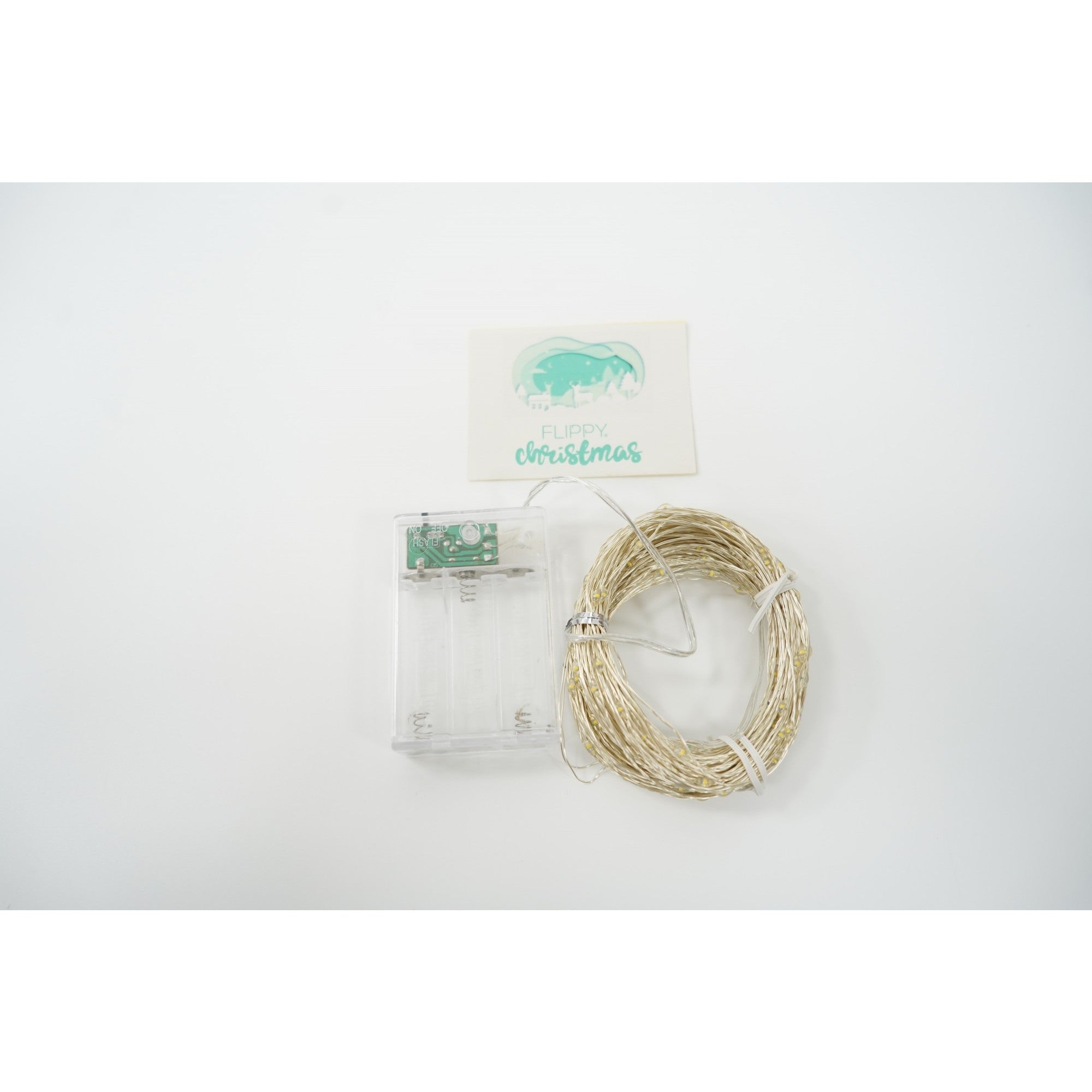 Instalatie de Craciun cu Baterii Tip Liniar, 2 jocuri de lumini, Fir Cupru 3 m 30 LED -uri, Alb Cald-2