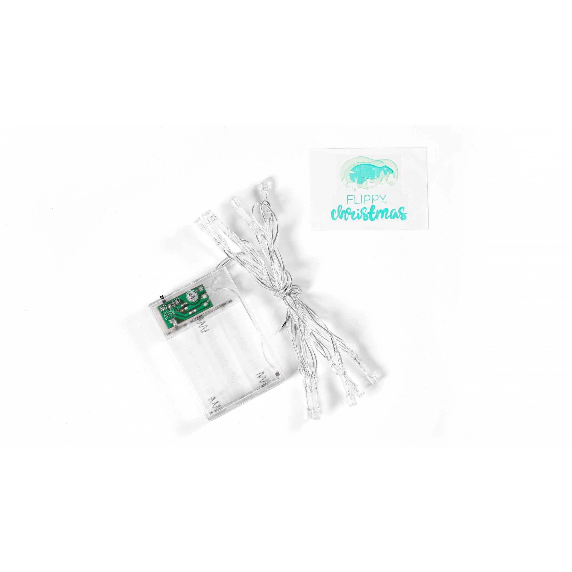 Instalatie de Craciun cu Baterii Tip Liniar, 2 jocuri de lumini, Fir transparent 1 m 10 LED -uri, Albastru-2