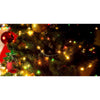 Instalatie de Craciun cu Baterii Tip Liniar, 2 jocuri de lumini, Fir Verde 1 m 10 LED -uri, Multicolor-0