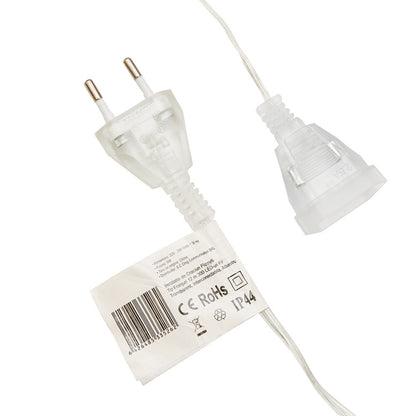 Instalatie de Craciun Flippy® Tip Franjuri, 12 m, 300 LED-uri, Interconectabila, Albastru-6
