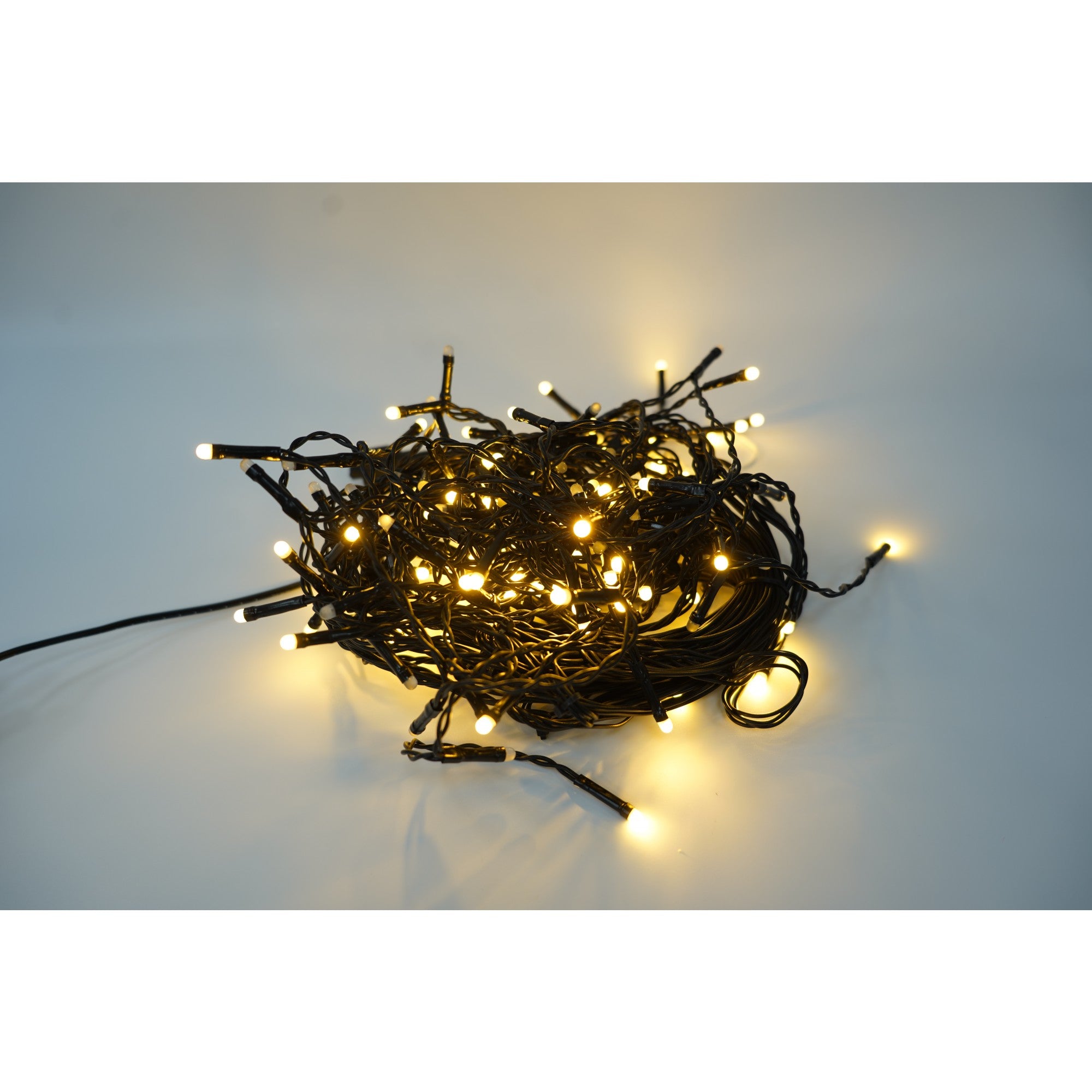 Sectiune Instalatie de Craciun Flippy® Tip Franjuri, 8 jocuri de lumini  5 m, 143 LED-uri, Interconectabila, Fir Negru, Alb Cald, Atentie! Nu contine alimentator-4