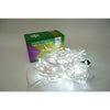Instalatie de Craciun Flippy® Tip Franjuri cu Flash, Sectiune 5 m, 143 LED-uri, Interconectabila, Fir Alb, Alb Rece-0