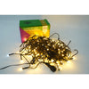 Instalatie de Craciun Flippy® Tip Franjuri cu Flash, Sectiune 5 m, 143 LED-uri, Interconectabila, Fir Negru, Alb Cald-0