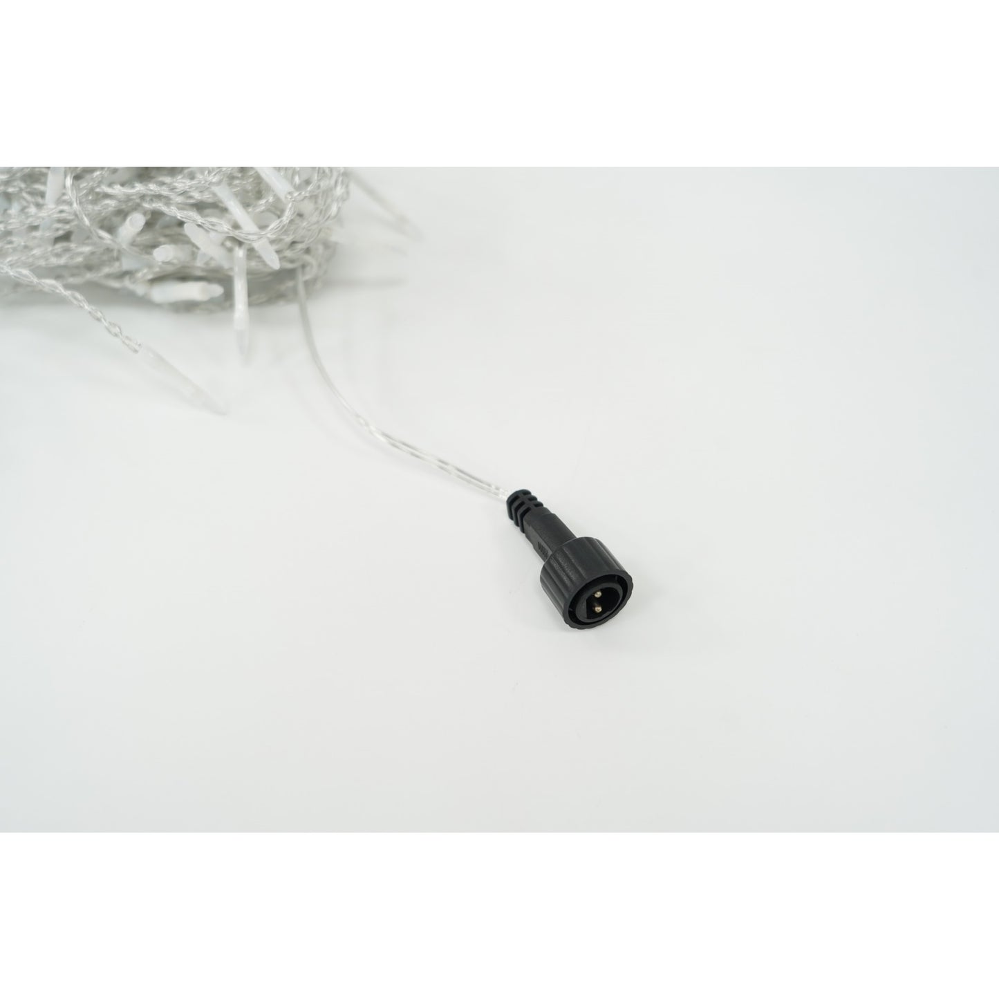 Instalatie de Craciun Flippy® Tip Turturi, 8 jocuri de lumini Sectiune 3 m, 96 LED-uri, Interconectabila, Fir Transparent, Alb Rece-1