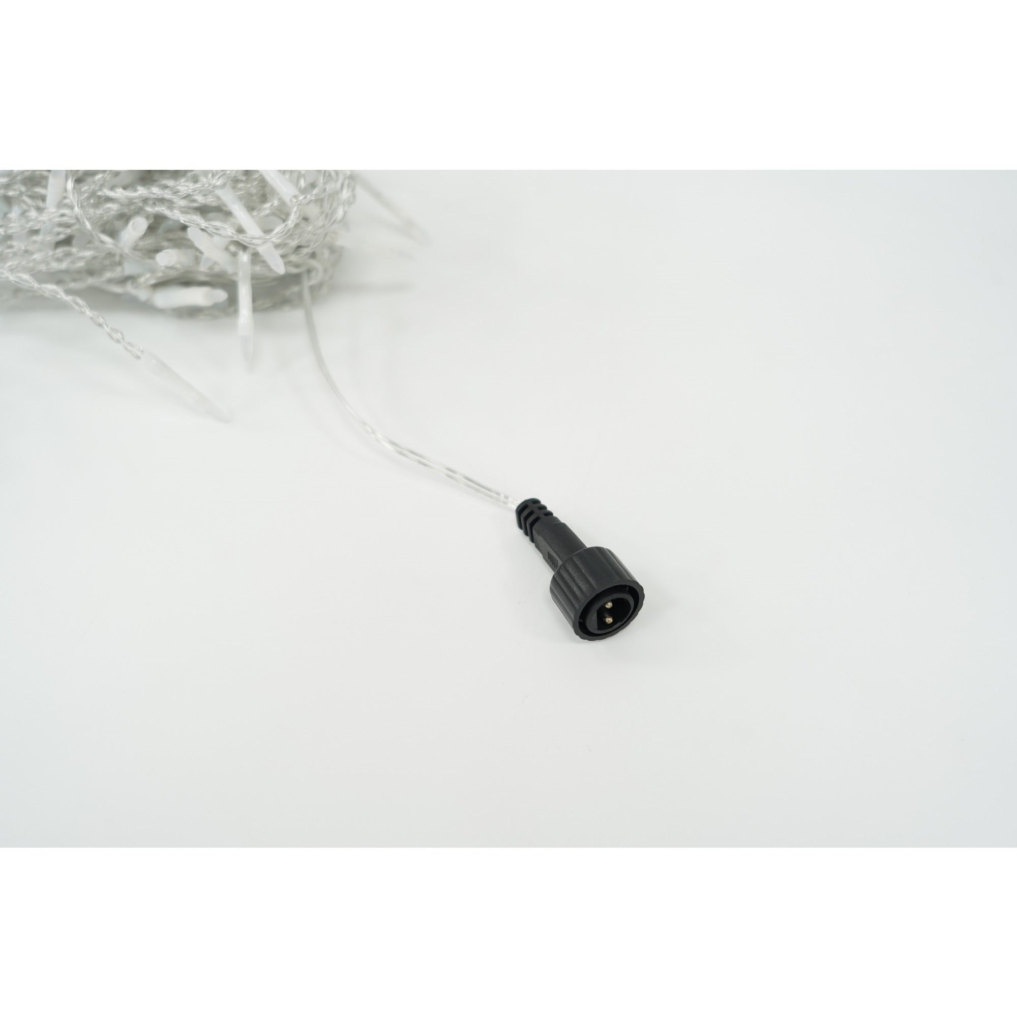 Instalatie de Craciun Flippy® Tip Turturi, 8 jocuri de lumini Sectiune 3 m, 96 LED-uri, Interconectabila, Fir Transparent, Alb Rece-1