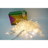 Instalatie de Craciun Flippy® Tip Turturi, Franjuri cu Flash, IP65, Sectiune 5 m, 120 LED-uri, Interconectabila, Fir Transparent, Alb Cald, Interior/Exterior-0