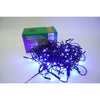 Instalatie de Craciun Flippy® Tip Turturi, Franjuri cu Flash, Sectiune 5 m, 143 LED-uri, Interconectabila, Fir Negru, Albastru-0