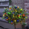Instalatie de Craciun liniara Yoto, 17 m, din care 1 m cablu priza 220V, 200 LED, 8 jocuri de lumini, controler, fir negru, multicolor-0