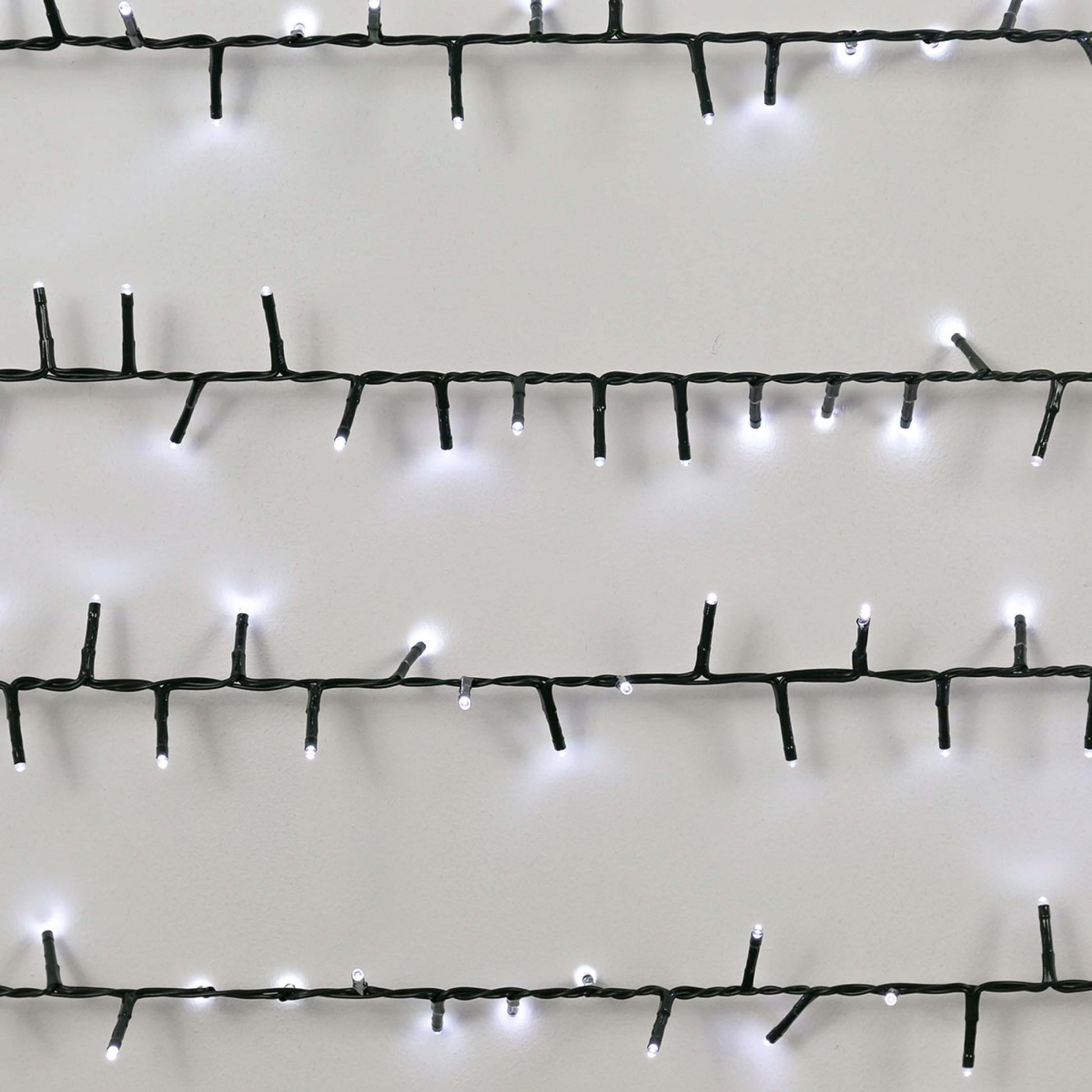 Instalatie de Craciun, Premium Flippy®, Tip Liniara / Sirag, 50 m, 500 LED-uri Mari, Alb Rece-8