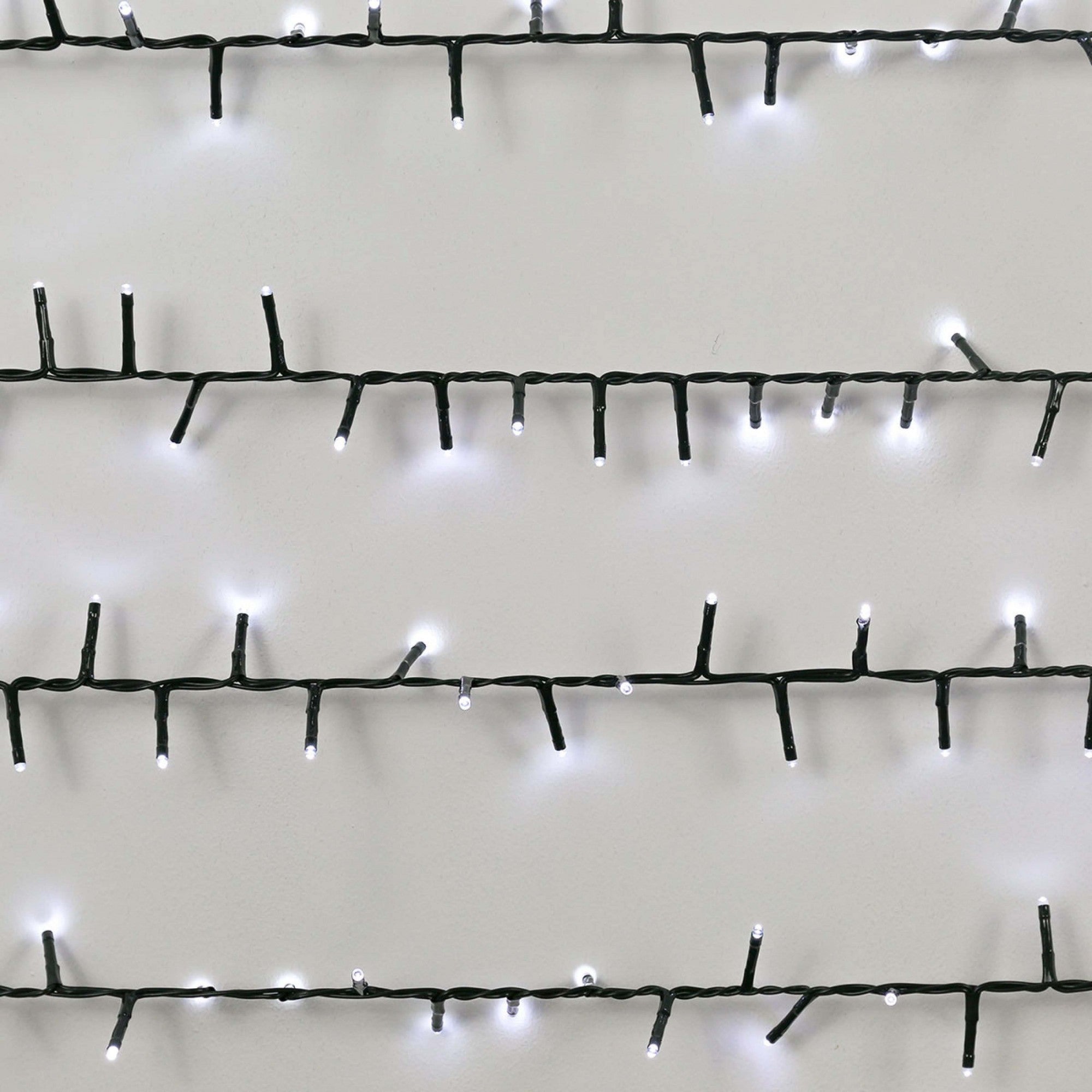 Instalatie de Craciun, Premium Flippy®, Tip Liniara / Sirag, 50 m, 500 LED-uri Mari, Alb Rece-8