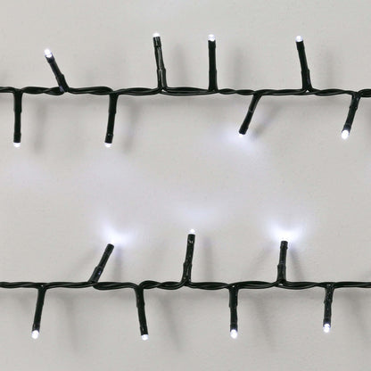 Instalatie de Craciun, Premium Flippy®, Tip Liniara / Sirag, 50 m, 500 LED-uri Mari, Alb Rece-9