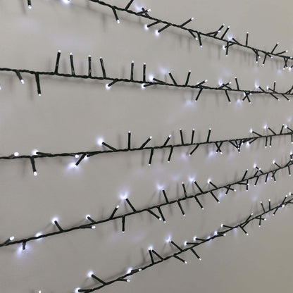 Instalatie de Craciun, Premium Flippy®, Tip Liniara / Sirag, 50 m, 500 LED-uri Mari, Alb Rece-10