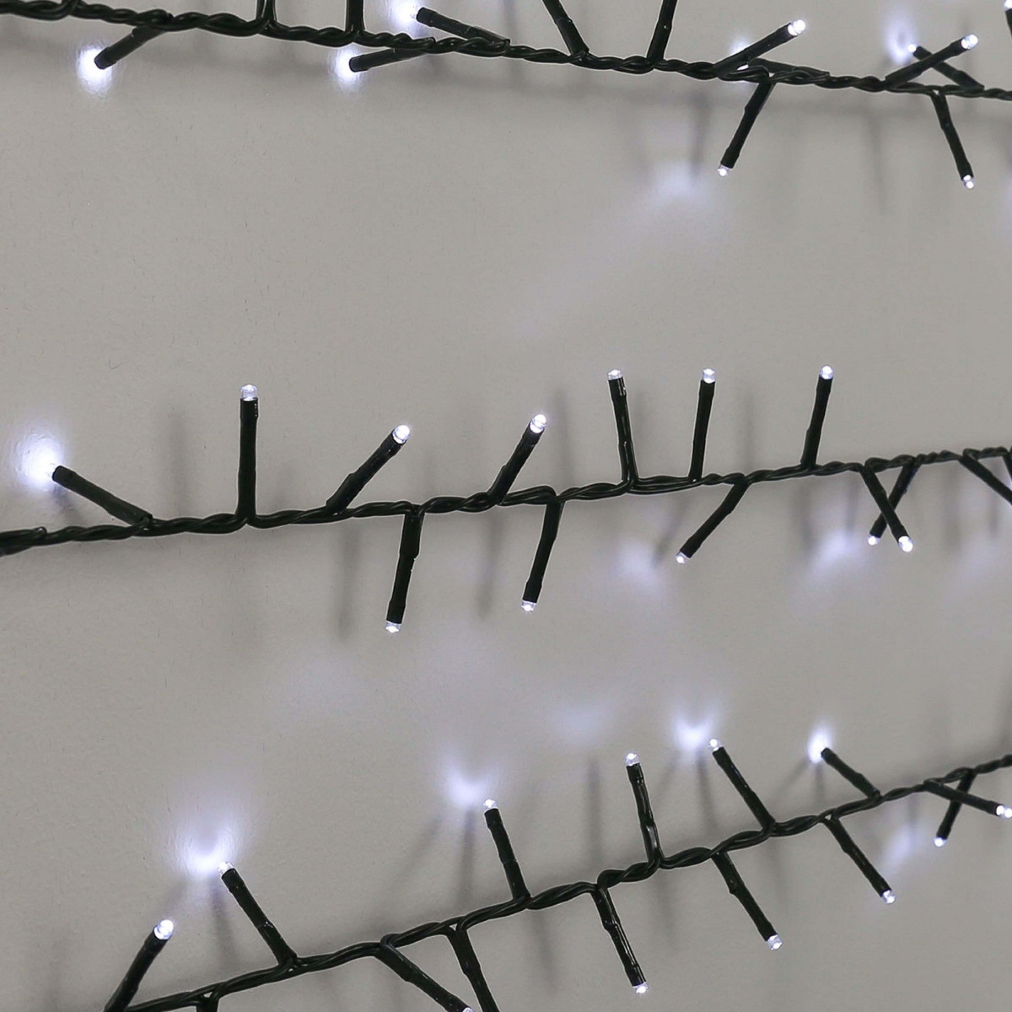 Instalatie de Craciun, Premium Flippy®, Tip Liniara / Sirag, 50 m, 500 LED-uri Mari, Alb Rece-11