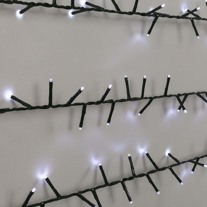 Instalatie de Craciun, Premium Flippy®, Tip Liniara / Sirag, 50 m, 500 LED-uri Mari, Alb Rece-11