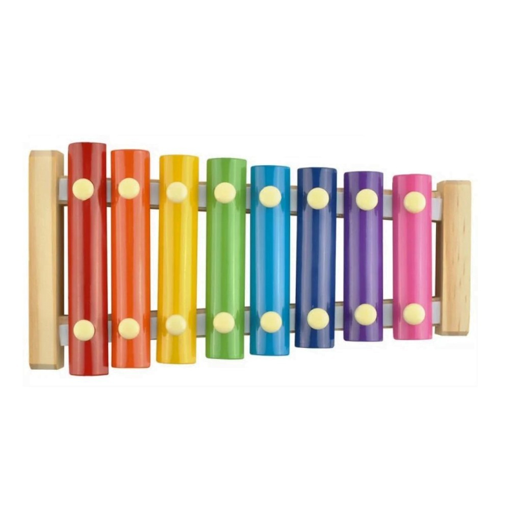 Instrument Muzical Xilofon Flippy, din Lemn, 8 Note Muzicale, 2 Bete de Percutie, 4-6 Ani, Multicolor-14