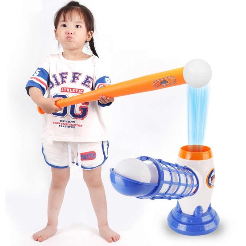 Joc de Baseball Interactiv, Lansator Flippy, Aruncare Automata, Include Bata si 5 Mingii, 37 x 23 x 16 cm Baza, 59 cm Bata, Multicolor-5