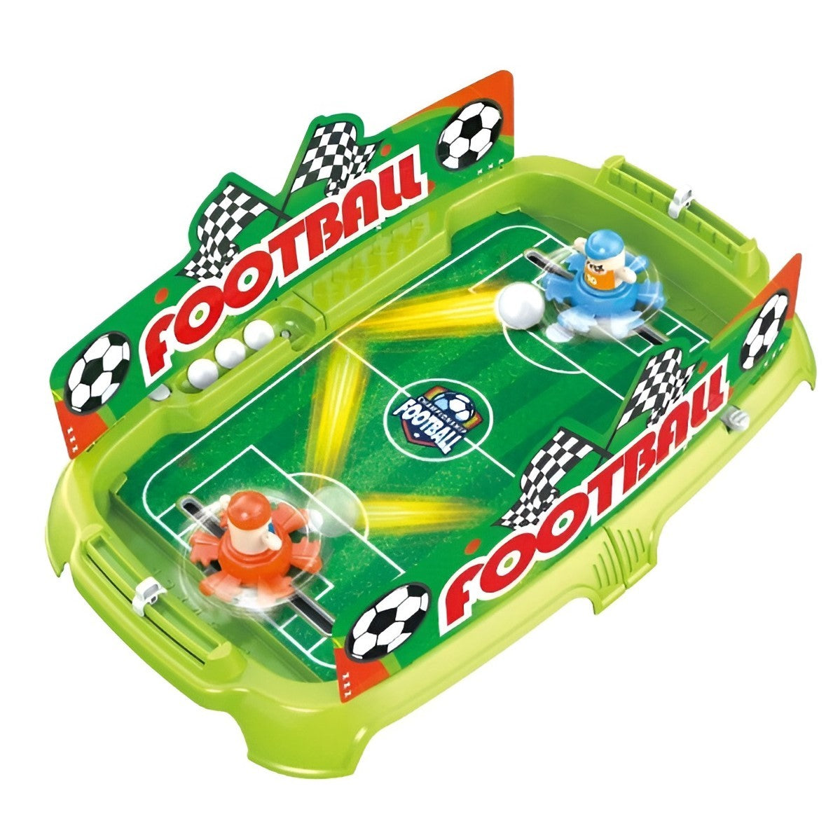 Joc de Masa Interactiv de Fotbal pentru Copii, Flippy, 4 Mingi, Tabela Scor, 40.7x27x14.5 cm, Multicolor-0