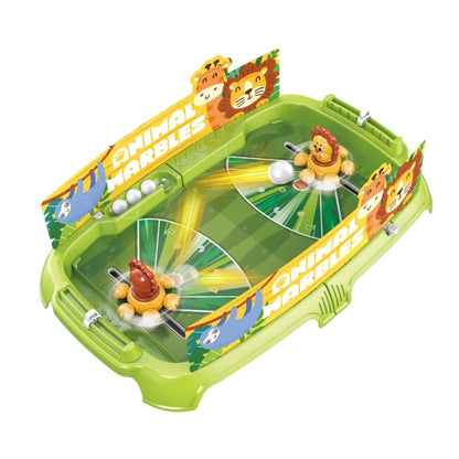 Joc de Masa Interactiv Lion Battle pentru Copii, Flippy, 4 Mingi, Tabela Scor, 40.7x27x14 cm, Verde-0